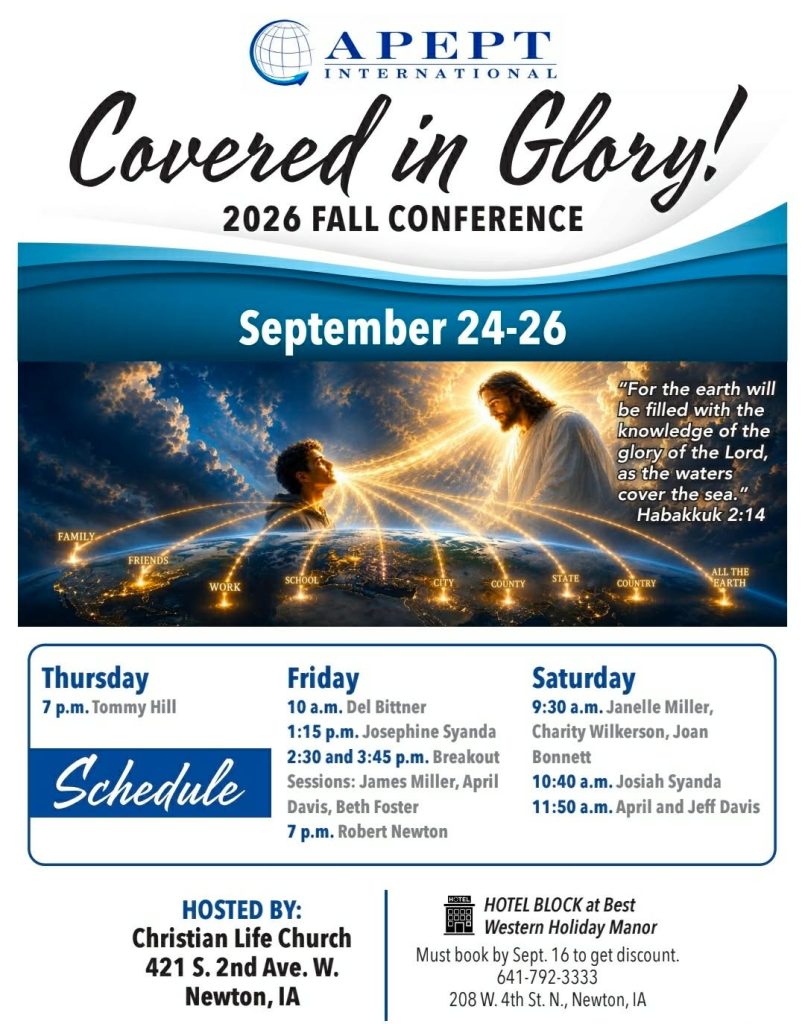 Covered in Glory! 2026 Fall Conference flyer